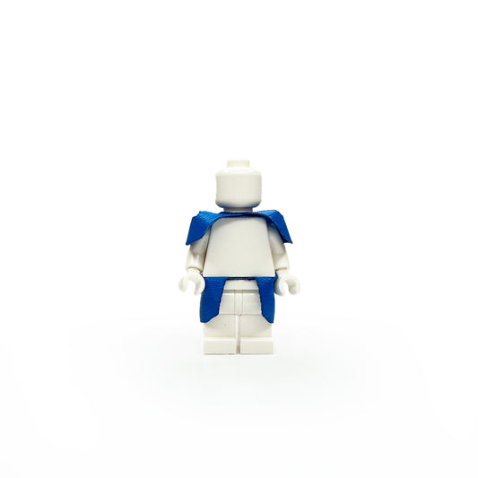 Blue Kama and Double Pauldron Set