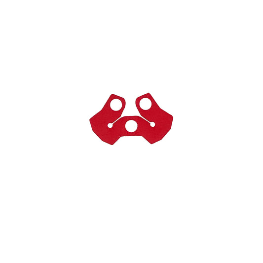 Red Double Pauldron