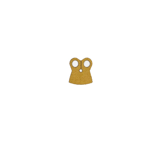 Golden Suede Short Pauldron