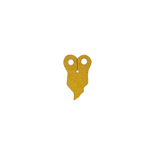 Golden Suede Tattered Pauldron