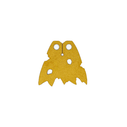 Golden Suede Tattered Cape
