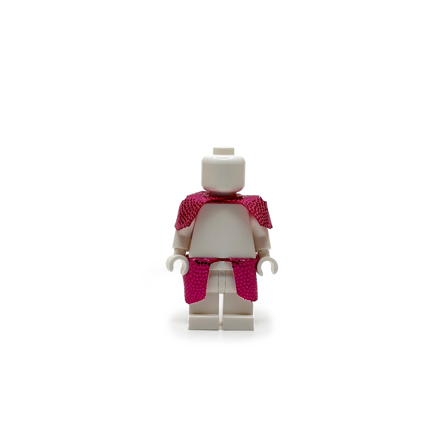 Hot Pink Kama and Double Pauldron Set