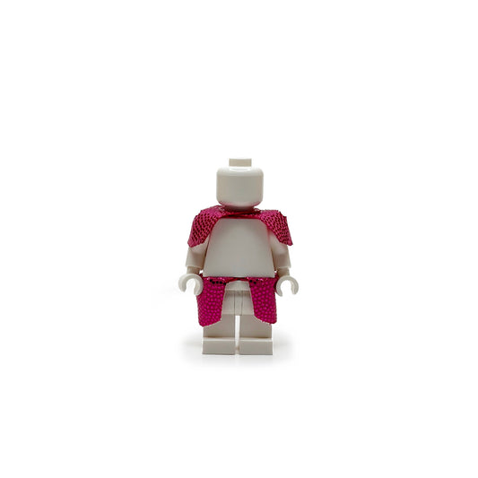Hot Pink Kama and Double Pauldron Set